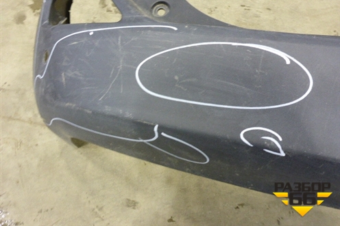 Бампер задний (до 2015г под парктроник) (5215942190) для Toyota Rav-4 с 2012-2019г (Рав 4)