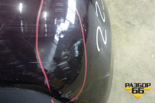 Бампер задний для Mazda Mazda 2 (DE) с 2007г