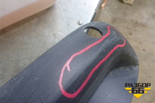 Юбка заднего бампера (под парктроник) (5E5807521) для Skoda Octavia (A7) с 2013г (Октавия)