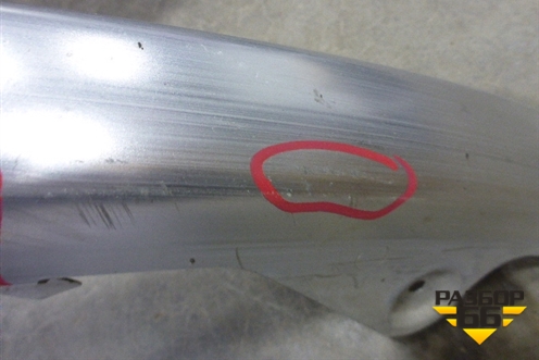 Юбка переднего бампера (хром) (4G0807733) для Audi A6 (C7) Allroad Quattro с 2012-2019г