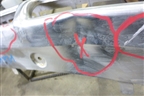 Юбка переднего бампера (хром) (4G0807733) для Audi A6 (C7) Allroad Quattro с 2012-2019г
