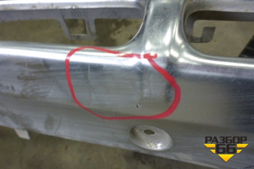 Юбка переднего бампера (хром) (4G0807733) для Audi A6 (C7) Allroad Quattro с 2012-2019г