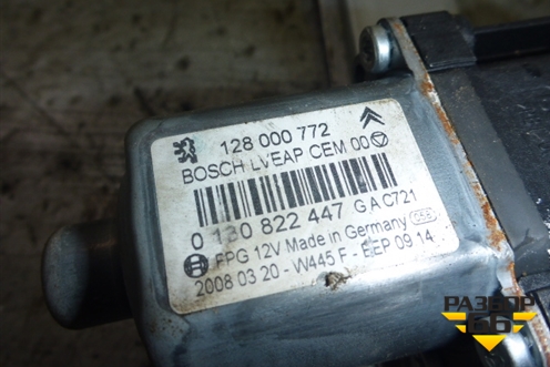Стеклоподъёмник электрический задний левый (9657284780) для Citroen C5 с 2008г