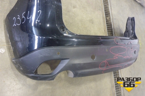 Бампер задний (под парктроник) (KD4750221) для Mazda CX 5 с 2012-2016г (СХ5)