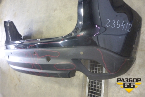 Бампер задний (под парктроник) (KD4750221) для Mazda CX 5 с 2012-2016г (СХ5)