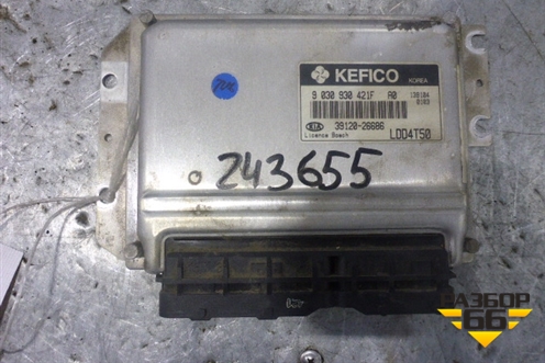 Блок управления двигателем (1.5л АКПП G4EC бензин) (3912026686) для Kia Cerato с 2003-2009г