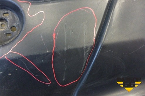 Бампер задний (85022JD00H) для Nissan Qashqai (J10E) с 2006-2013г (Кашкай)