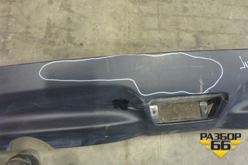 Юбка заднего бампера (до 2014г) (850B21KA1A) для Nissan Juke (F15) с 2010-2019г (Жук)