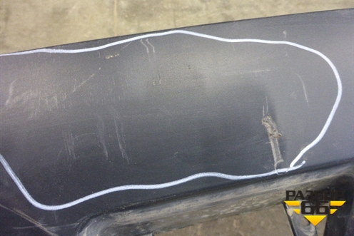 Юбка заднего бампера (до 2014г) (850B21KA1A) для Nissan Juke (F15) с 2010-2019г (Жук)