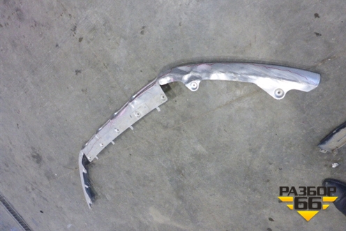Юбка переднего бампера (хром) (4G0807733) для Audi A6 (C7) Allroad Quattro с 2012-2019г