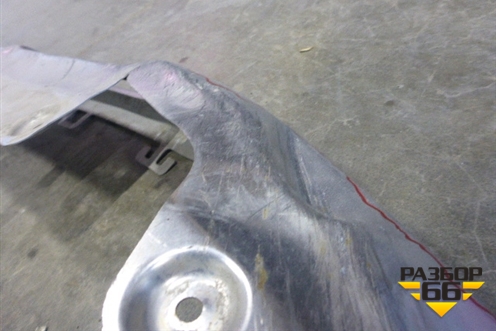 Юбка переднего бампера (хром) (4G0807733) для Audi A6 (C7) Allroad Quattro с 2012-2019г
