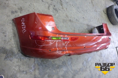 Бампер задний (под парктроник) (8R0807385C) для Audi Q5 c 2008-2017г (Ку 5)