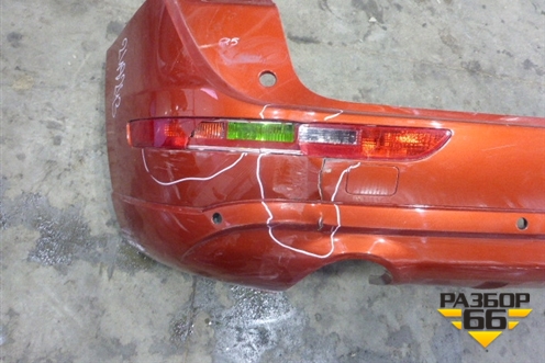 Бампер задний (под парктроник) (8R0807385C) для Audi Q5 c 2008-2017г (Ку 5)