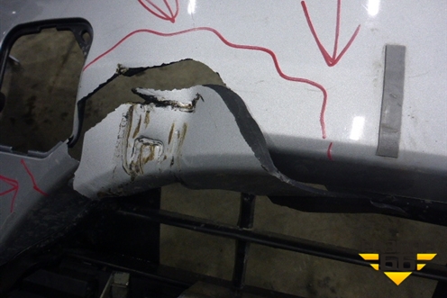 Бампер передний (с юбкой под омыватели) (620223KY0H) для Nissan Pathfinder (R52R) с 2012-2020г