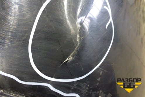 Бампер задний (до 2010г под парктроник) (A2048850238) для Mercedes Benz C-Klass W204 с 2007-2014г (Ц)