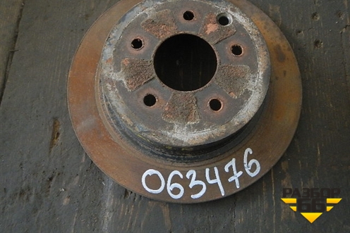 Диск тормозной задний для Nissan Qashqai (J10E) с 2006-2013г