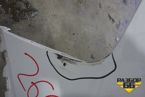 Бампер задний (85022JD00H) для Nissan Qashqai (J10E) с 2006-2013г (Кашкай)