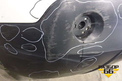 Бампер задний (85022JD00H) для Nissan Qashqai (J10E) с 2006-2013г (Кашкай)