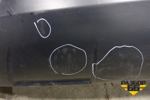 Бампер задний (85022JD00H) для Nissan Qashqai (J10E) с 2006-2013г (Кашкай)