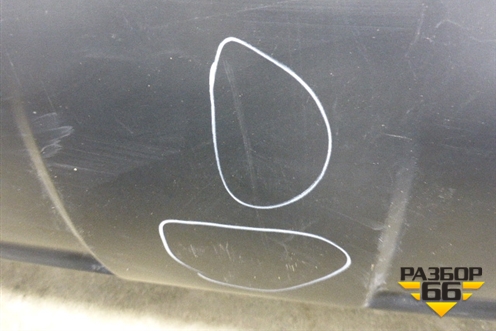 Бампер задний (85022JD00H) для Nissan Qashqai (J10E) с 2006-2013г (Кашкай)