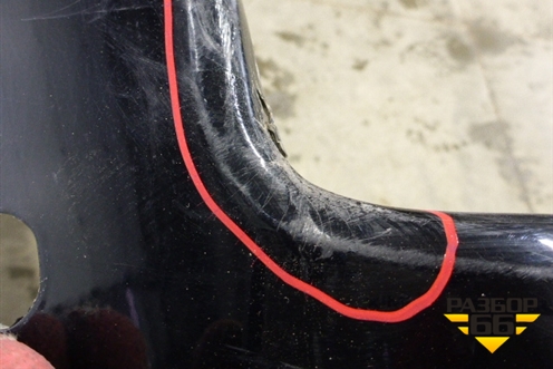 Бампер задний (до 2017г под парктроник) (5215960500) для Toyota Land Cruiser Prado(150) с 2009г (Ленд Крузер Прадо)