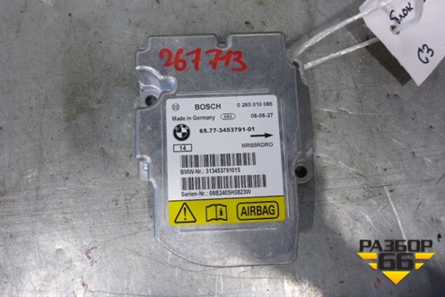 Блок управления AIR BAG (новый) (6577345379101) для BMW X3 E83 с 2004-2010г