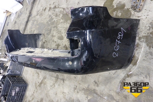 Бампер задний (до 2015г под парктроник) (5215960998) для Toyota Land Cruiser (200) с 2008г (Ленд Крузер)