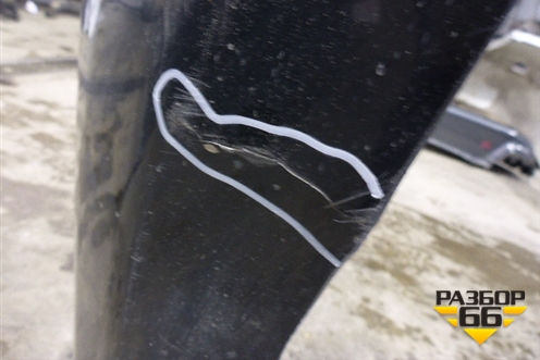 Бампер задний (до 2015г под парктроник) (5215960998) для Toyota Land Cruiser (200) с 2008г (Ленд Крузер)