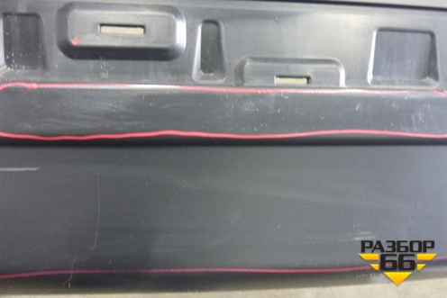 Бампер задний (под парктроник) (850223KN0H) для Nissan Pathfinder (R52R) с 2012-2020г