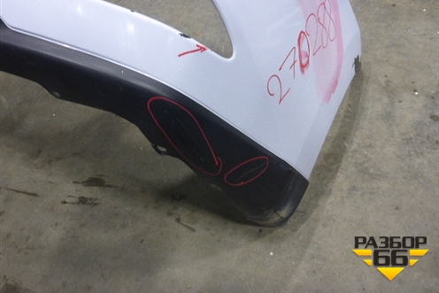 Бампер задний (под парктроник) (5215948100) для Lexus RX 300 c 2009-2015г (РХ)