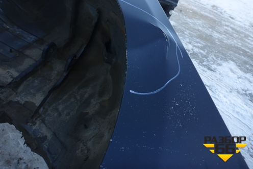 Крыло заднее правое (лифтбэк) для Renault Laguna-3 с 2009г