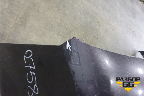 Бампер задний (под парктроник без накладки) (5215948170) для Toyota Highlander с 2007-2013г (Хайлендер)