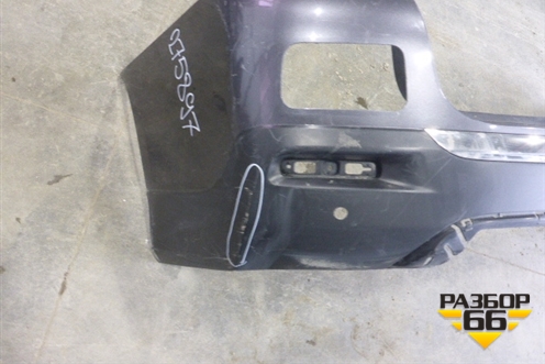 Бампер задний (под парктроник без накладки) (5215948170) для Toyota Highlander с 2007-2013г (Хайлендер)