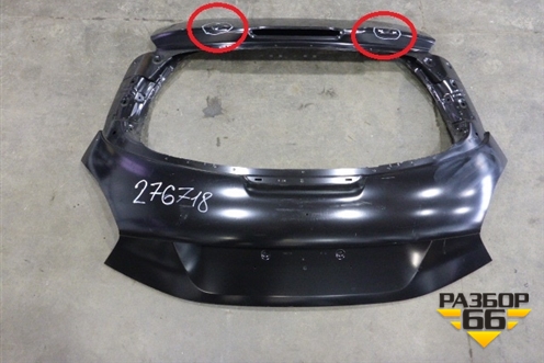 Дверь багажника без стекла (новая) (9672664480) для Peugeot 208 с 2012-2019г