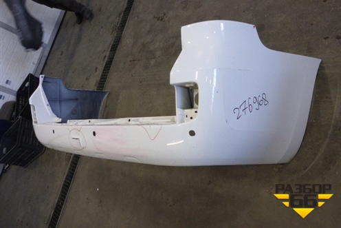 Бампер задний (до 2015г под парктроник) (5215960998) для Toyota Land Cruiser (200) с 2008г (Ленд Крузер)