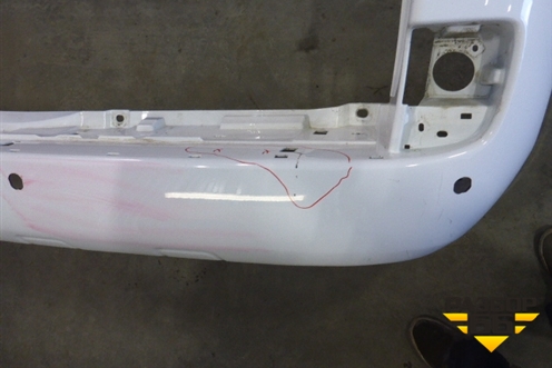 Бампер задний (до 2015г под парктроник) (5215960998) для Toyota Land Cruiser (200) с 2008г (Ленд Крузер)