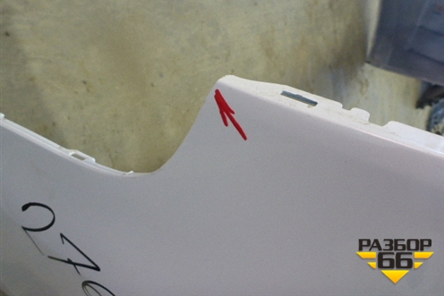 Бампер задний (до 2015г под парктроник) (5215960998) для Toyota Land Cruiser (200) с 2008г (Ленд Крузер)