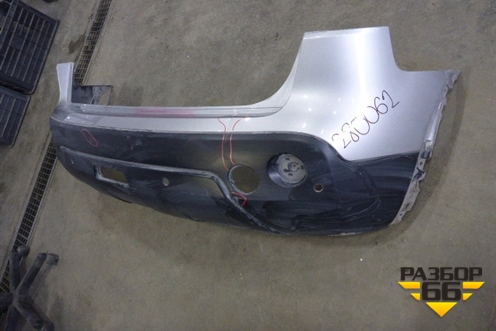 Бампер задний (под парктроник) (85022JD00H) для Nissan Qashqai (J10E) с 2006-2013г (Кашкай)