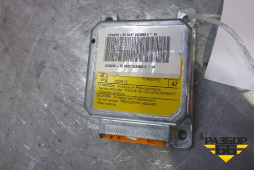 Блок управления AIR BAG (новый) (6556N9) для Peugeot 206 с1998г
