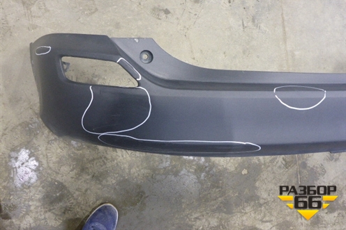 Бампер задний (до 2015г) (5215942190) для Toyota Rav-4 с 2012-2019г (Рав 4)