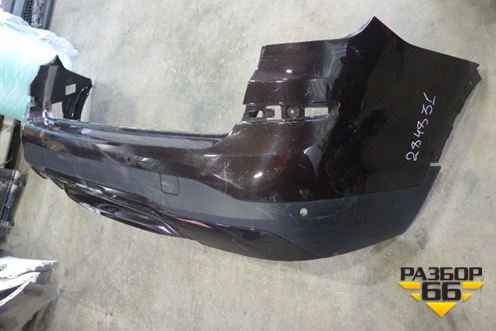 Бампер задний (после 2014г с накладкой под парктроник) (51127366379) для BMW X3 F25 с 2010-2017г (Х3 Ф25)