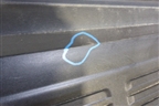 Накладка заднего бампера (до 2012г) (5216260040) (до 2012г) для Toyota Land Cruiser (200) с 2008г (Ленд Крузер)