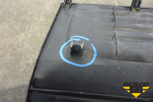Накладка заднего бампера (до 2012г) (5216260040) для Toyota Land Cruiser (200) с 2008г (Ленд Крузер)