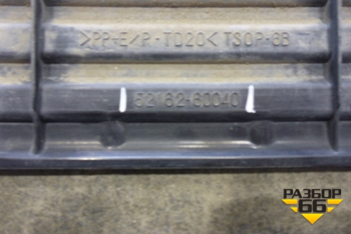Накладка заднего бампера (до 2012г) (5216260040) для Toyota Land Cruiser (200) с 2008г (Ленд Крузер)