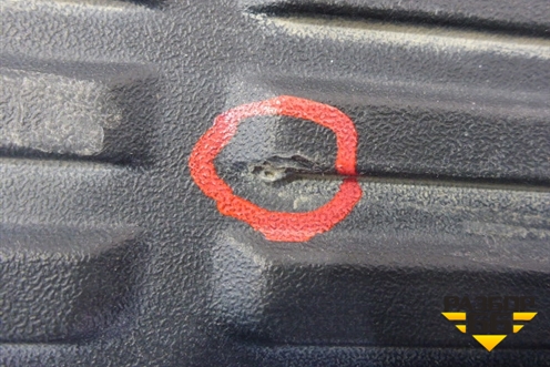 Накладка заднего бампера (до 2012г) (5216260040) для Toyota Land Cruiser (200) с 2008г (Ленд Крузер)