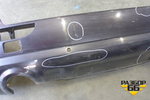 Бампер задний (под парктроник) (8R0807385C) для Audi Q5 c 2008-2017г (Ку 5)