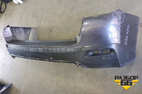 Бампер задний (под парктроник) (5215948170) для Toyota Highlander с 2007-2013г (Хайлендер)