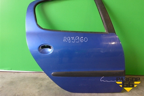 Дверь задняя правая (седан=хэтчбек) (9008A5) для Peugeot 206 с1998г