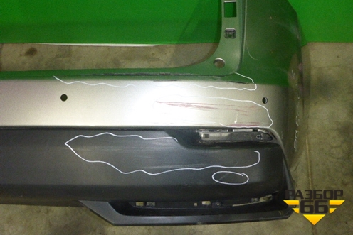 Бампер задний (с юбкой под парктроник) (5215978010) для Lexus NX 200 с 2014-2021г (НХ)