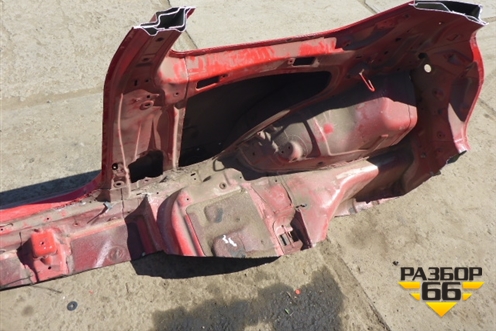 Крыло заднее правое (с порогом 3х дверный кузов) для Chevrolet Aveo (T250) с 2005-2011